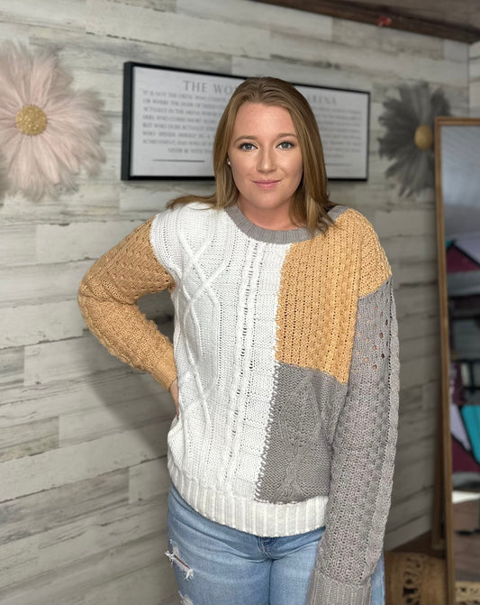 Milena Colorblock Sweater