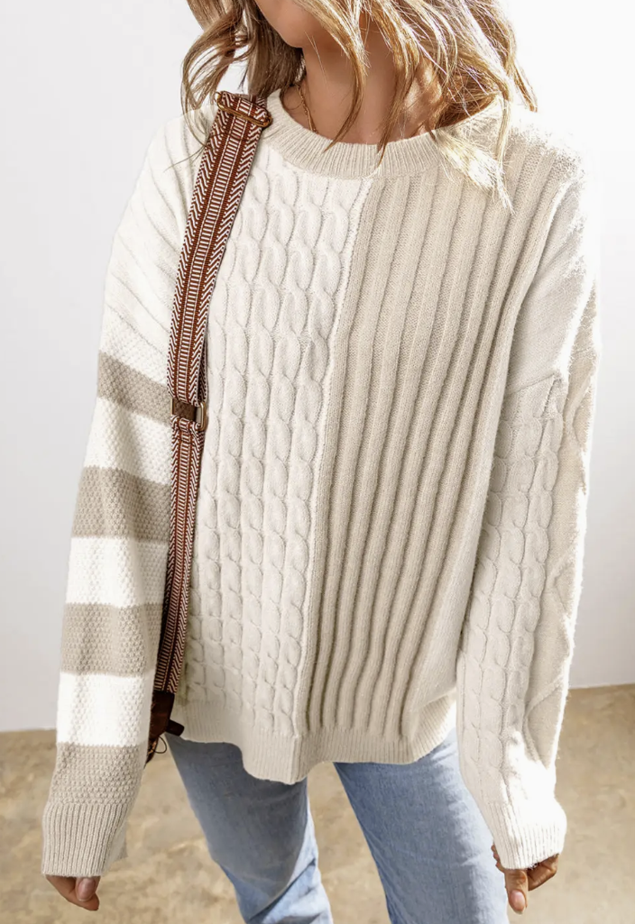 Janet Cable Knit Sweater